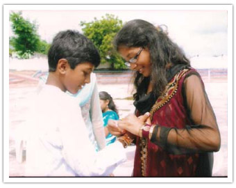 RAKSHA BANDHAN CELEBRATIONAS AT ABHYASA