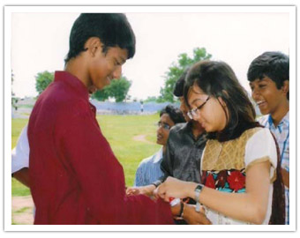 RAKSHA BANDHAN CELEBRATIONAS AT ABHYASA