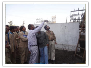 CLASS 12 STUDENTS VISIT A STEEL FACTORY