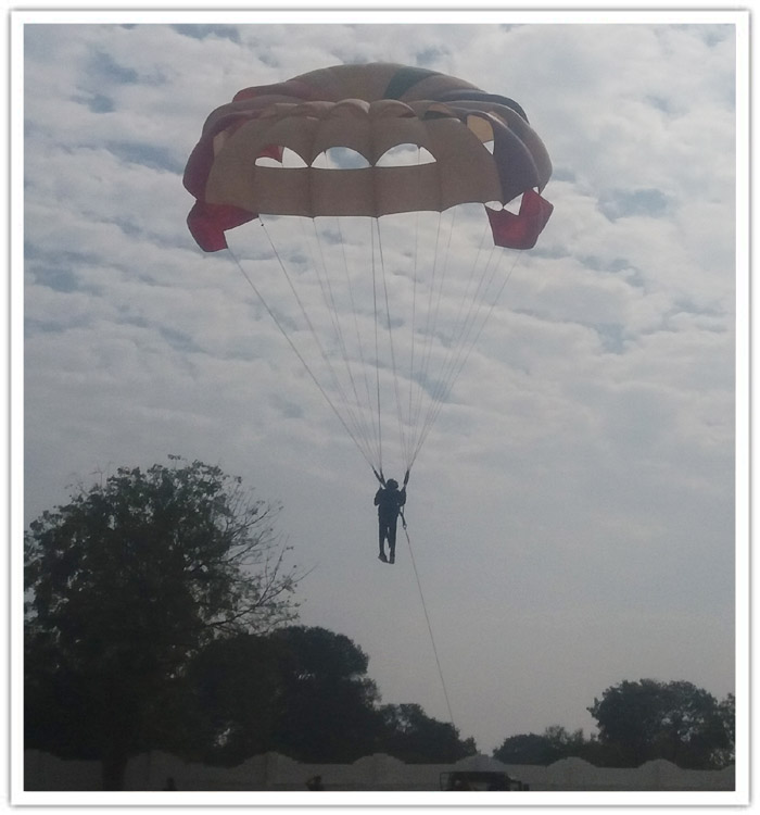Students Soared like Human Kites