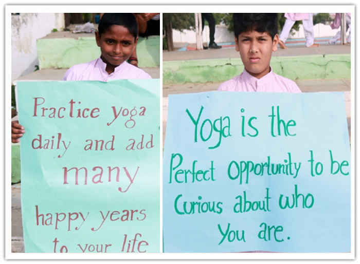 International Day of Yoga at Abhyasa Campus