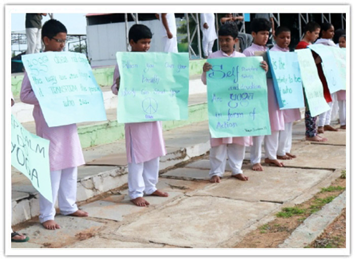 International Day of Yoga at Abhyasa Campus