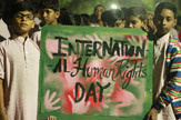 Candle March on International Human Rights day