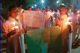 Candle March on International Human Rights day