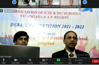 Asisc seniors category debate competition conducted on 15/09/2021  